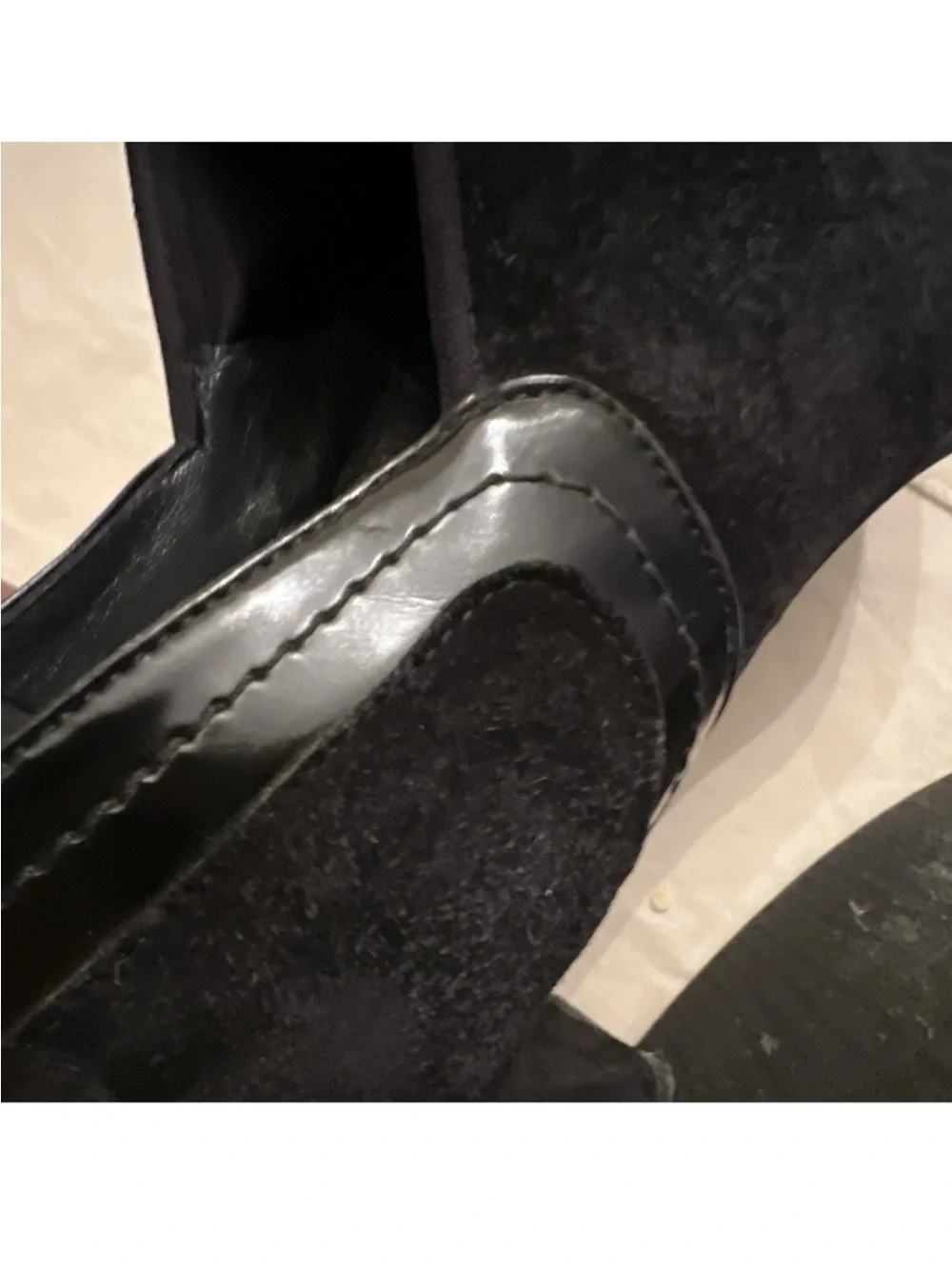 Stuart Weitzman Black Suede Men's Chukka Boots